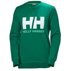 Helly Hansen Womens HH Logo Crew Sweatshirt - Pepper Green