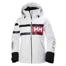 Helly Hansen Womens Salt Power Jacket - White Helly Hansen Womens Salt Power Jacket - White