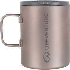 Lifeventure Titanium Insulated Mug - Grey/Silver Lifeventure Titanium Insulated Mug - Grey/Silver