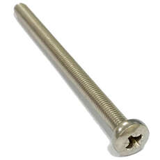 M5 x 100mm Stainless Steel Machine Screw / Bolt - Pozi Head - Each - A4 / 316