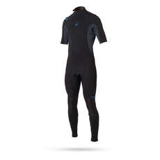 Magic Marine Brand 3/2mm Back-Zip Shortarm Wetsuit - Black