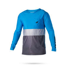 Magic Marine Cube Long Sleeve Quickdry Top - Blue