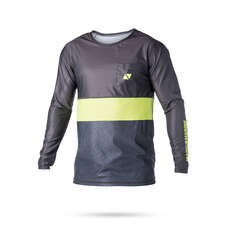 Magic Marine Cube Long Sleeve Quickdry Top - Flash Yellow