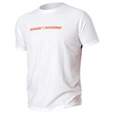 Magic Marine Cube Quick Dry Short Sleeve Jersey - White Magic Marine Cube Quick Dry Short Sleeve Jersey - White