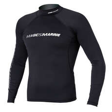 Magic Marine Cube Rash Vest / Guard Long Sleeve Men - Black Magic Marine Cube Rash Vest / Guard Long Sleeve Men - Black