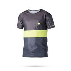 Magic Marine Cube Short Sleeve Quickdry Top - Flash Yellow