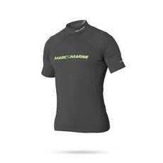 Magic Marine Cube Short Sleeve Rashvest - Grey Magic Marine Cube Short Sleeve Rashvest - Grey