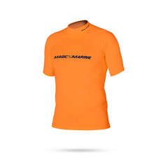 Magic Marine Cube Short Sleeve Rashvest - Orange Magic Marine Cube Short Sleeve Rashvest - Orange