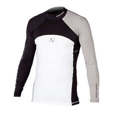 Magic Marine Energy Long Sleeve Rash Vest - Grey Magic Marine Energy Long Sleeve Rash Vest - Grey