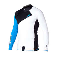 Magic Marine Long Sleeve Racing Overtop - White/Blue