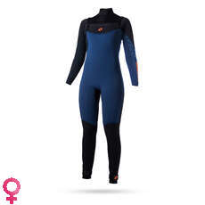 Magic Marine Womens 4/3mm Front-Zip Ace Wetsuit - Navy Magic Marine Womens 4/3mm Front-Zip Ace Wetsuit - Navy
