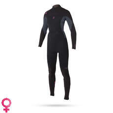 Magic Marine Womens Brand 5/4mm Back-Zip Wetsuit - Black Magic Marine Womens Brand 5/4mm Back-Zip Wetsuit - Black