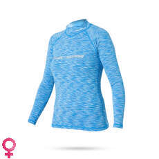 Magic Marine Women Cube Long Sleeve Rashvest - Flash Blue Magic Marine Women Cube Long Sleeve Rashvest - Flash Blue
