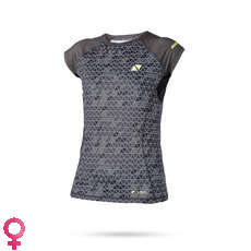 Magic Marine Womens Energy Short Sleeve Rashvest - Grey Magic Marine Womens Energy Short Sleeve Rashvest - Grey