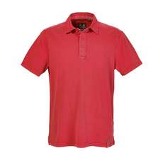 Musto Canvas Collar Polo - Cardinal Red Musto Canvas Collar Polo - Cardinal Red