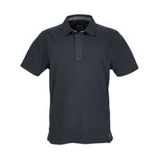 Musto Canvas Collar Polo - Navy Musto Canvas Collar Polo - Navy