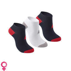 Musto Essential 3 Pair Trainer Socks Pack - Black/White Musto Essential 3 Pair Trainer Socks Pack - Black/White