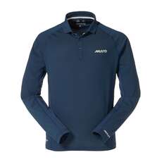 Musto Essential Evolution LS UV Fast Dry Polo - Blue Topaz Musto Essential Evolution LS UV Fast Dry Polo - Blue Topaz