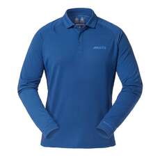 Musto Essential Evolution LS UV Fast Dry Polo - Nautical Blue Musto Essential Evolution LS UV Fast Dry Polo - Nautical Blue