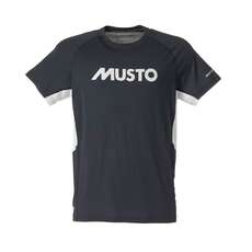 Musto Essential Evolution UV Fast Dry T-Shirt - Carbon/Platinum Musto Essential Evolution UV Fast Dry T-Shirt - Carbon/Platinum