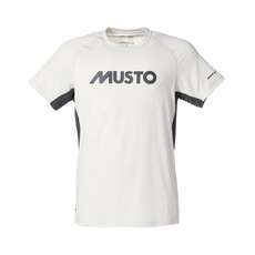 Musto Essential Evolution UV Fast Dry T-Shirt - Platinum/Carbon Musto Essential Evolution UV Fast Dry T-Shirt - Platinum/Carbon
