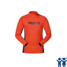 Musto Junior Neoprene Top - Fire Orange/Black Musto Junior Neoprene Top - Fire Orange/Black