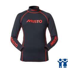 Musto Junior Rash Vest - Black/Black Musto Junior Rash Vest - Black/Black