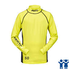 Musto Youth Championship Sunblock LS Rash Guard - Sulphur Spring