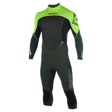 Mystic Brand 3/2mm Back-Zip Longarm Shortleg Wetsuit - Teal