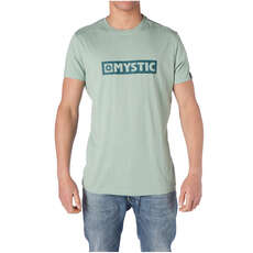 Mystic Kitesurfing T Shirt - Brand - Soft Green Melee Mystic Kitesurfing T Shirt - Brand - Soft Green Melee