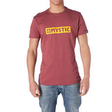 Mystic Kitesurfing T Shirt - Brand - Old Red