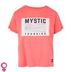 Mystic Womens Charley Tee - Faded Coral Mystic Womens Charley Tee - Faded Coral