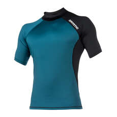 Mystic Crossfire Shortsleeve Rash Vest - Teal Mystic Crossfire Shortsleeve Rash Vest - Teal