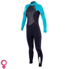 Mystic Womens Diva 4/3 Back-zip Wetsuit - Mint Mystic Womens Diva 4/3 Back-zip Wetsuit - Mint