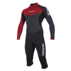 Mystic Drip 4/3mm Back-Zip Longarm Shortleg Wetsuit - Bordeaux Mystic Drip 4/3mm Back-Zip Longarm Shortleg Wetsuit - Bordeaux