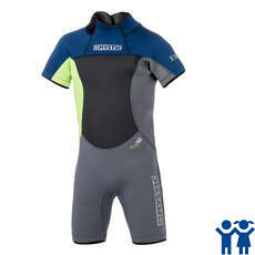 Mystic Junior Star 3/2mm Back-Zip Flatlock Shorty Wetsuit - Navy Mystic Junior Star 3/2mm Back-Zip Flatlock Shorty Wetsuit - Navy