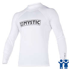Mystic Juniors Star Long Sleeve Rashvest - White