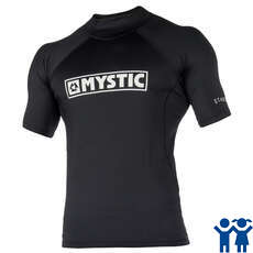 Mystic Juniors Star Short-Sleeve Rashvest - Black
