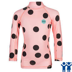 Mystic Kids Star Long Sleeve Rashvest - Pink