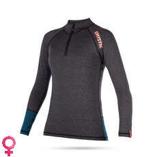 Mystic Womens Diva Long Sleeve Rash Vest - Teal Mystic Womens Diva Long Sleeve Rash Vest - Teal
