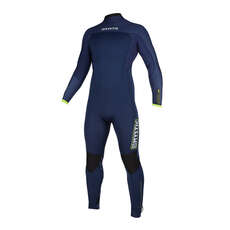 Mystic Marshall 3/2mm Back-Zip Fullsuit Wetsuit - Navy/Lime Mystic Marshall 3/2mm Back-Zip Fullsuit Wetsuit - Navy/Lime
