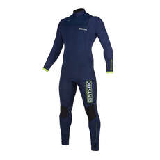 Mystic Marshall 5/3mm Front-Zip Fullsuit Wetsuit - Navy/Lime Mystic Marshall 5/3mm Front-Zip Fullsuit Wetsuit - Navy/Lime