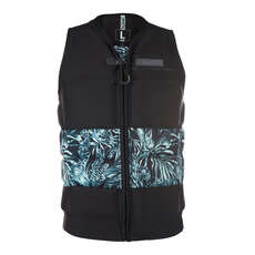 Mystic Shred Front-Zip Impact Vest - Black