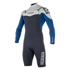 Mystic Star 3/2mm Double Front-Zip Longarm Shorty Wetsuit - Navy Mystic Star 3/2mm Double Front-Zip Longarm Shorty Wetsuit - Navy