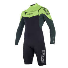 Mystic Star 3/2mm Double Front-Zip Longarm Shorty Wetsuit - Teal