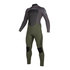 Mystic Star 4/3mm Back-Zip Fullsuit Wetsuit - Grey Green