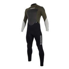 Mystic Star 4/3mm Back-Zip Wetsuit - Dark Olive