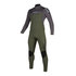 Mystic Star 5/3mm Double Front-Zip Fullsuit Wetsuit - Grey Green