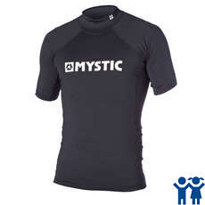 Mystic Star Junior Short Sleeve Rashvest - Black