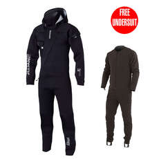 Mystic Vulcanic Neoprene Kitesurfing Drysuit - Black